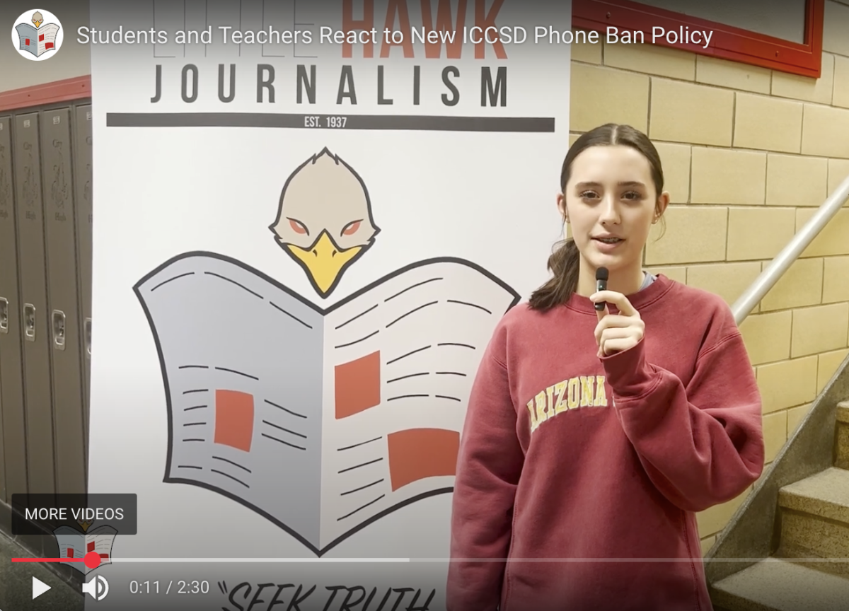 LH broadcast reporter Avery O'Brien reports on the new classroom cell phone ban.